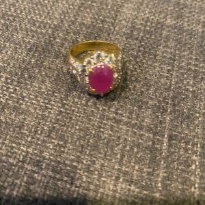 Rare pink sapphire diamond ring to flex on poor losers on Poshmark